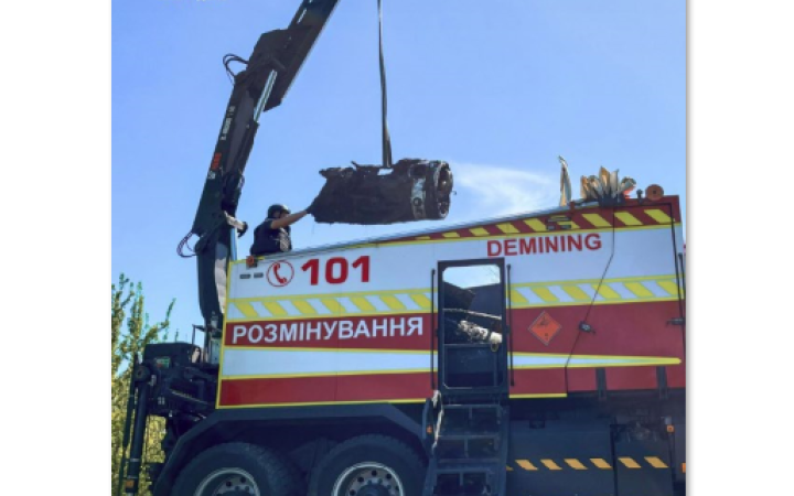 У Верблюжій затоці в Києві виявили уламки ракети “Точка-У”