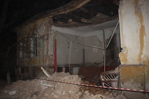 В Кропивницком рухнул жилой дом, пострадавших нет
