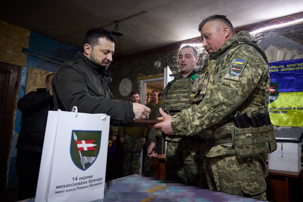 Візит президента на передові позиції українських військ на Куп'янському напрямку