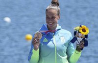 Украинка Людмила Лузан завоевала бронзовую медаль в гребле на Олимпиаде