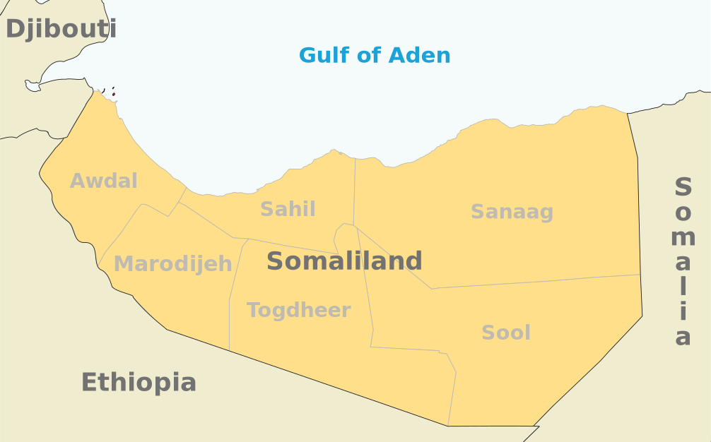Карта Сомаліленду