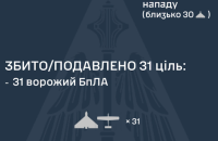 Вночі ворог вдарив трьома балістичними ракетами і 51 дроном