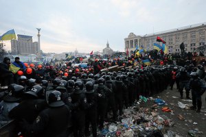 УДАР призывает Лукаш запретить зачистку Майдана