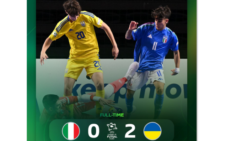 Юніорська збірна України з футзалу вийшла у плейоф чемпіонату Європи