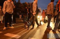 В Ровенской области протестующие заблокировали международную трассу