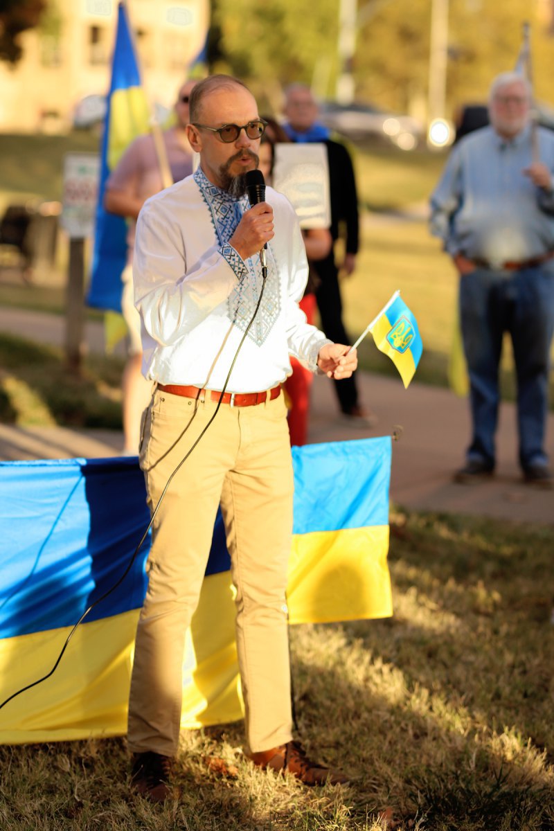 Мітинг на підтримку України в Канзас-Сіті