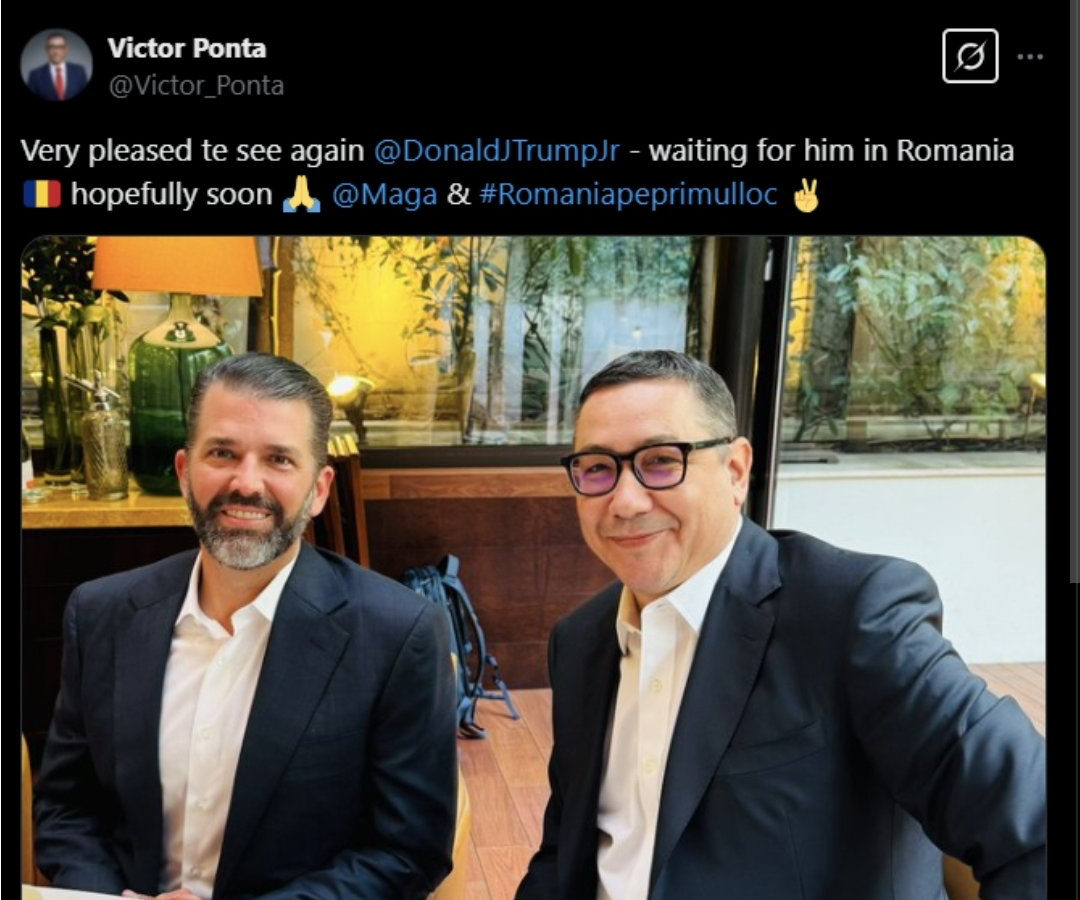 Віктор Понта і Дональд Трамп-молодший