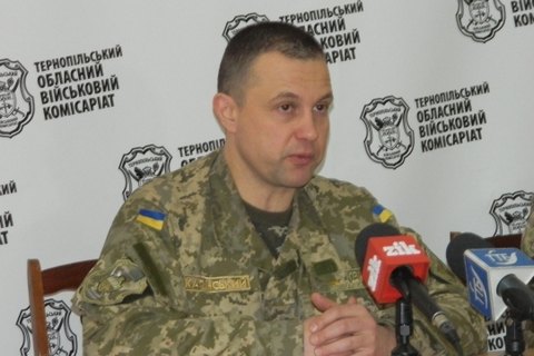 Главного военного комиссара Тернопольской области поймали на взятке