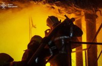 Через атаку російських БпЛА на Одещині спалахнули масштабні пожежі 