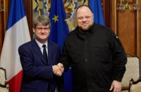 Стефанчук обговорив з послом Франції продовження оборонної співпраці