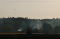 Спасатели ликвидировали лесной пожар в Харьковской области