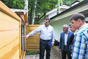 В Межигорье Янукович отдыхает среди пчел