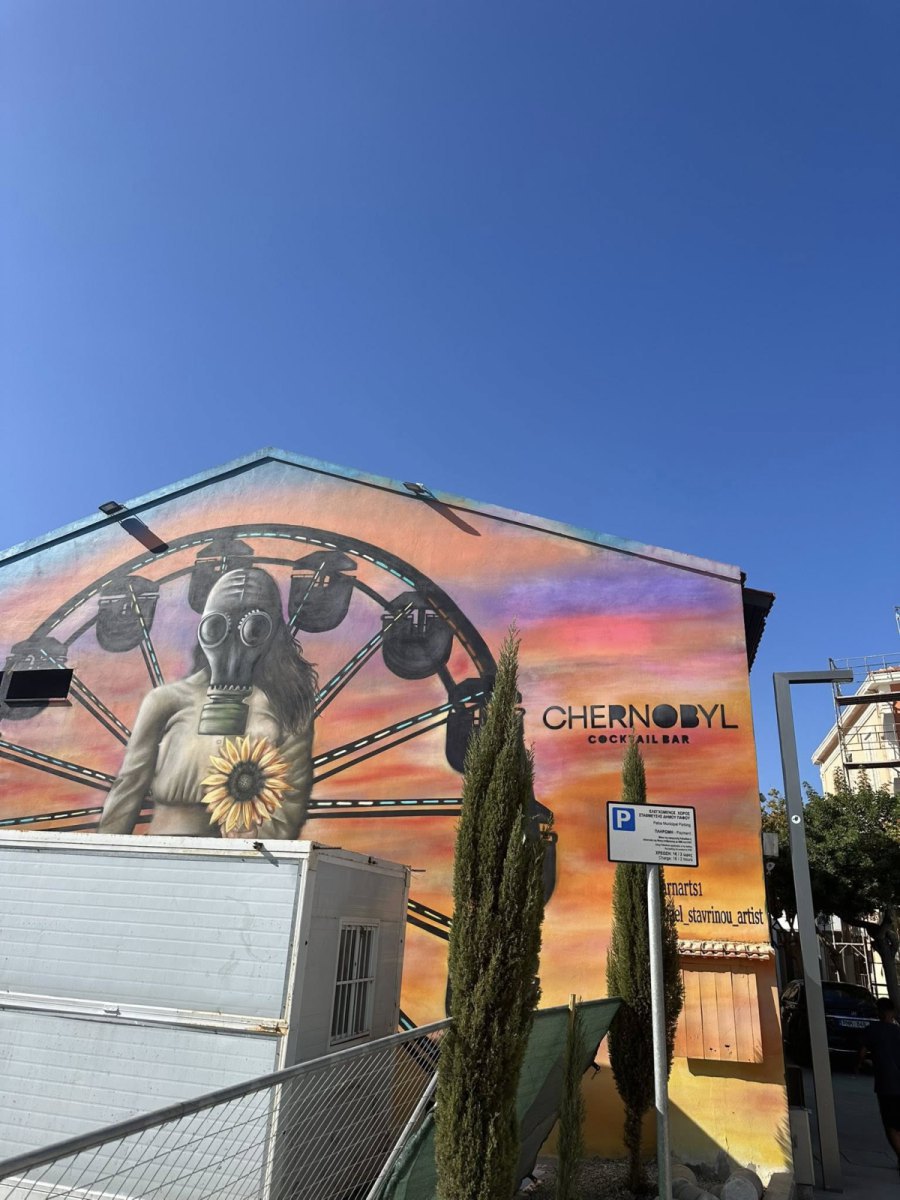 скандальний мурал у м. Пафос, Кіпр