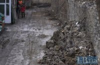 В Киеве за выходные произошло 18 оползней