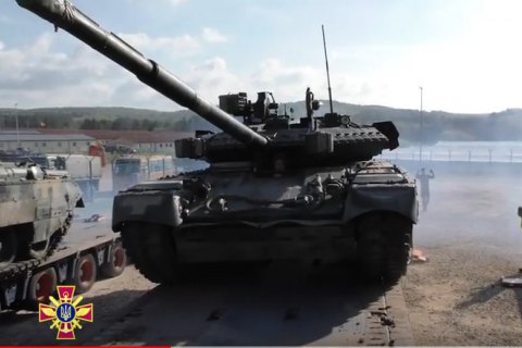 Украинские танки и БТРы прибыли в Германию на учения Combined Resolve Х