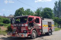 Росіяни обстріляли селище в Запорізькій області й атакували пожежний автомобіль ДСНС