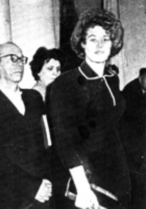 Ліна Костенко на засіданні Спілки письменників України.