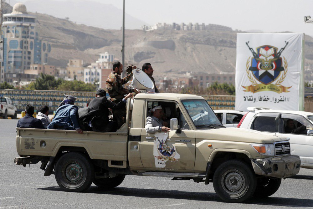 Хусити на вулиці Сани, Ємен, 3 січня 2024 року.
