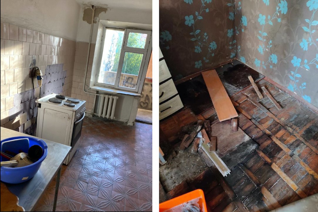 Гуртожиток №11 Національного авіаційного університету, який не ремонтувався 35 років. 