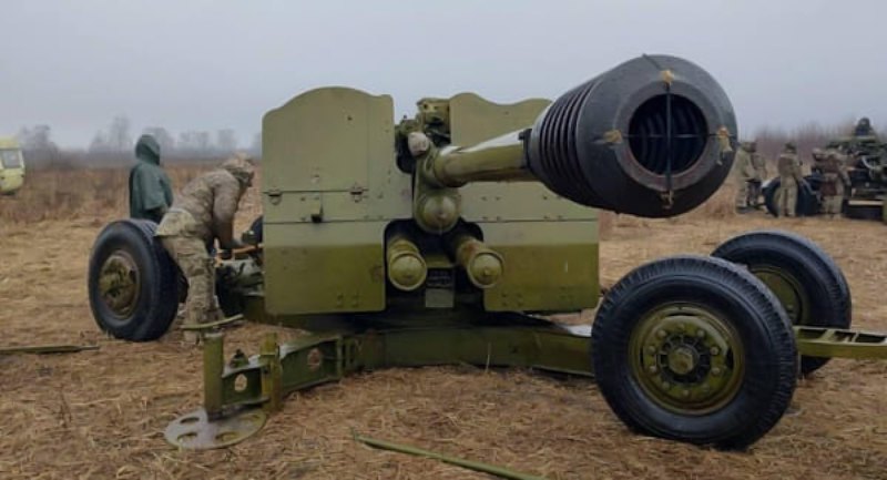 Зенітки КС-19 в ЗСУ 