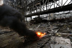 Террористы дважды обстреляли "киборгов" из монастыря, - штаб АТО