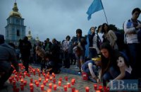 У Києві вшанували пам'ять жертв депортації кримських татар (Оновлено)