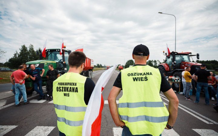 Польські фермери заблокували пункт пропуску на кордоні з Німеччиною