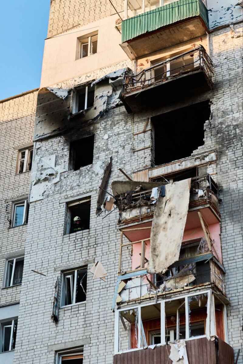 Наслідки обстрілу росіянами Сміли