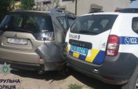 Нетрезвый полицейский в Ивано-Франковске попал в ДТП на служебном "Дастере"
