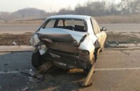 В Полтавской области семь автомобилей попали в ДТП из-за задымленности дороги
