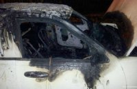 В Харькове сожгли уже третью машину Евромайдана