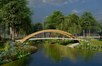 У столиці побудують новий міст у парку на вулиці Прирічній в Оболонському районі