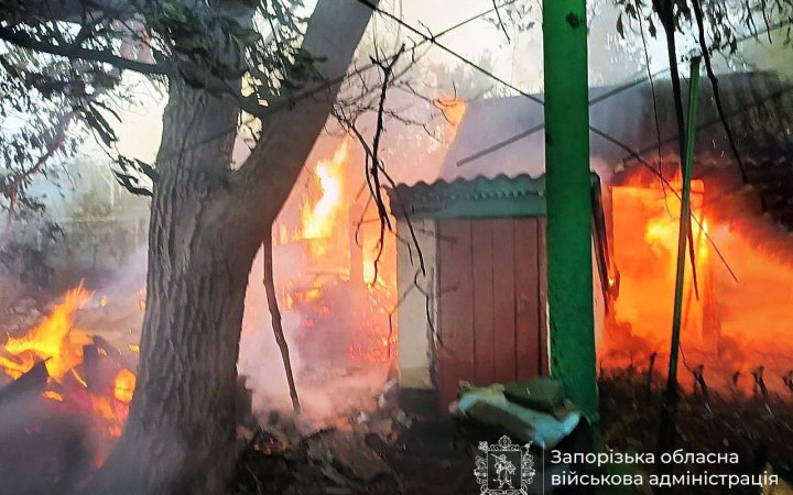 Росіяни завдали майже 600 ударів по Запорізькій області і поранили жінку 