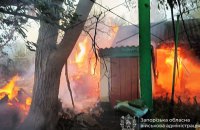 Росіяни завдали майже 600 ударів по Запорізькій області і поранили жінку 