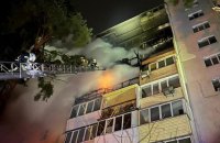 Під Києвом сталася масштабна пожежа в житловій багатоповерхівці