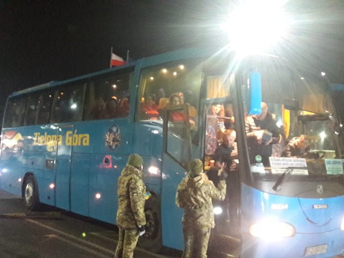 Эвакуация граждан Украины из Польши