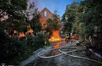 Ворог уночі атакував Одеський район, там виникли пожежі