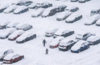 Снегопад в Киеве прекратится утром в четверг, ночью ожидается до -10 градусов