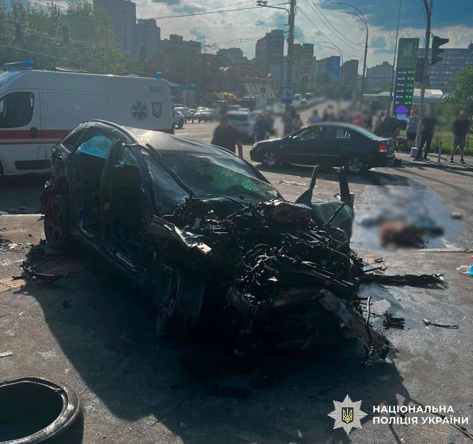 Місце ДТП у Києві