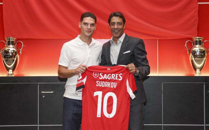 Офіційно: Судаков перейшов з «Шахтаря» в «Бенфіку»