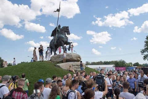 У Києві відкрили пам'ятник Іллі Муромцю