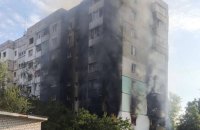 У Куп'янську на Харківщині під обстріл РФ потрапила багатоповерхівка, є постраждалі