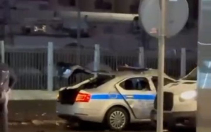 В Москві вибухнуло поліцейське авто: є постраждалі