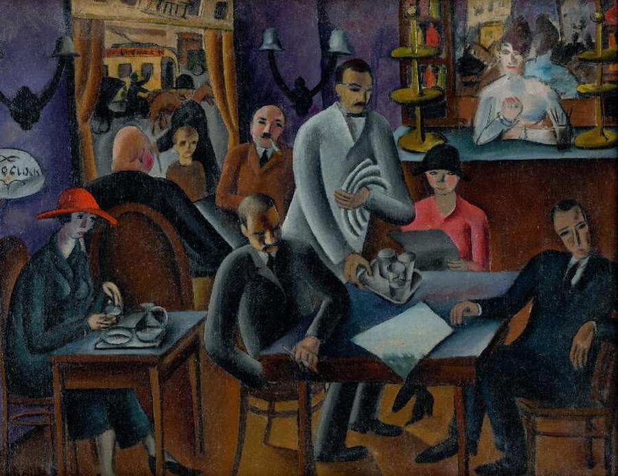 У кафетерії, Ґейза Шиллер (1924)
