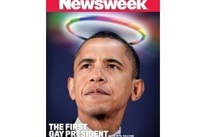 Американский журнал назвал Обаму геем