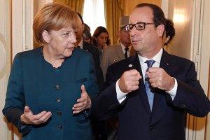 Меркель і Олланд стурбовані ситуацією навколо Дебальцевого