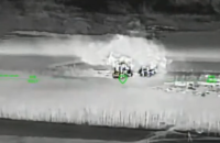 Сили безпілотних систем показали відео ураження нафтотерміналу у Феодосії