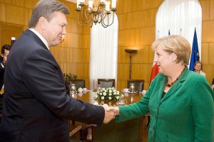 Янукович надеется, что Германия поддержит евроинтеграцию Украины 
