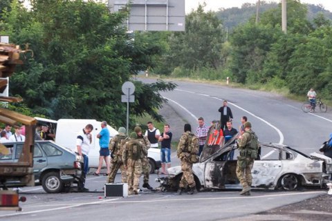 СБУ: У Мукачевому в оточенні перебуває понад десяток бійців "Правого сектору"