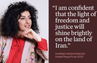 Нобелівську премію миру отримала правозахисниця з Ірану